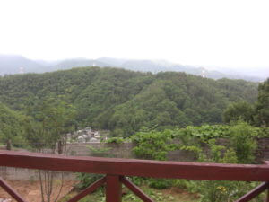 頂上バルコニーからの絶景